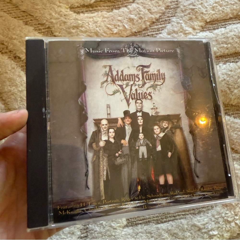 RARE Addams Family Values Soundtrack CD 1993 motion picture Sony